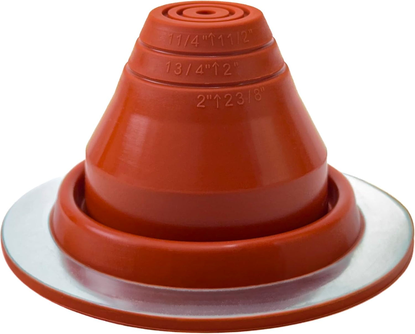 Silicone High Temperature Pipe Flashing #1 - Fits Pipes 1-1/4” to 2-3/8” OD