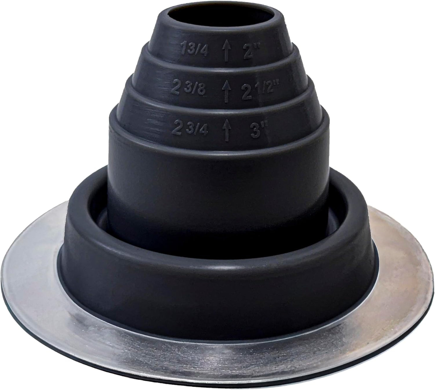 EPDM Pipe Flashing #2 - Fits Pipes 1-3/4” to 3-1/4” OD