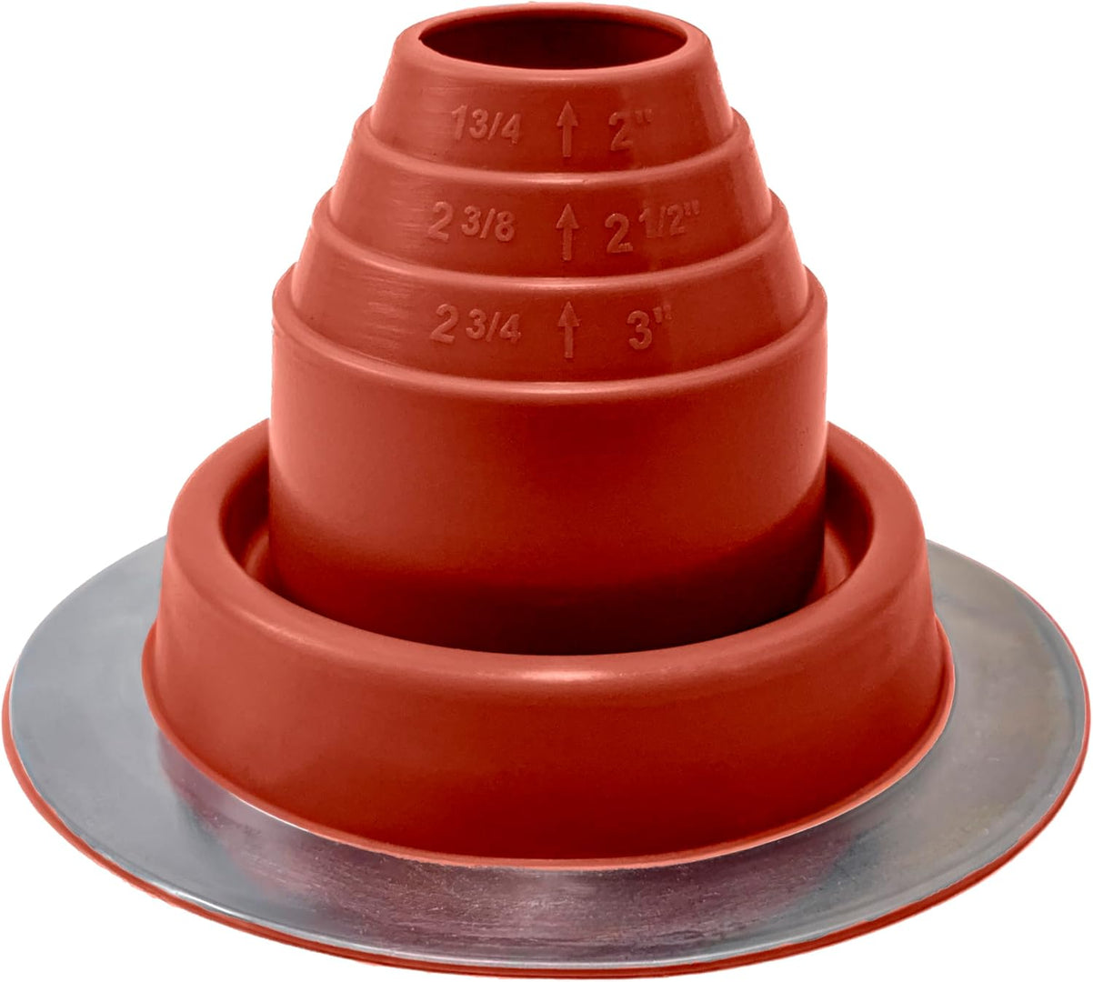 Silicone High Temperature Pipe Flashing #2 - Fits Pipes 1-3/4” to 3-1/4” OD