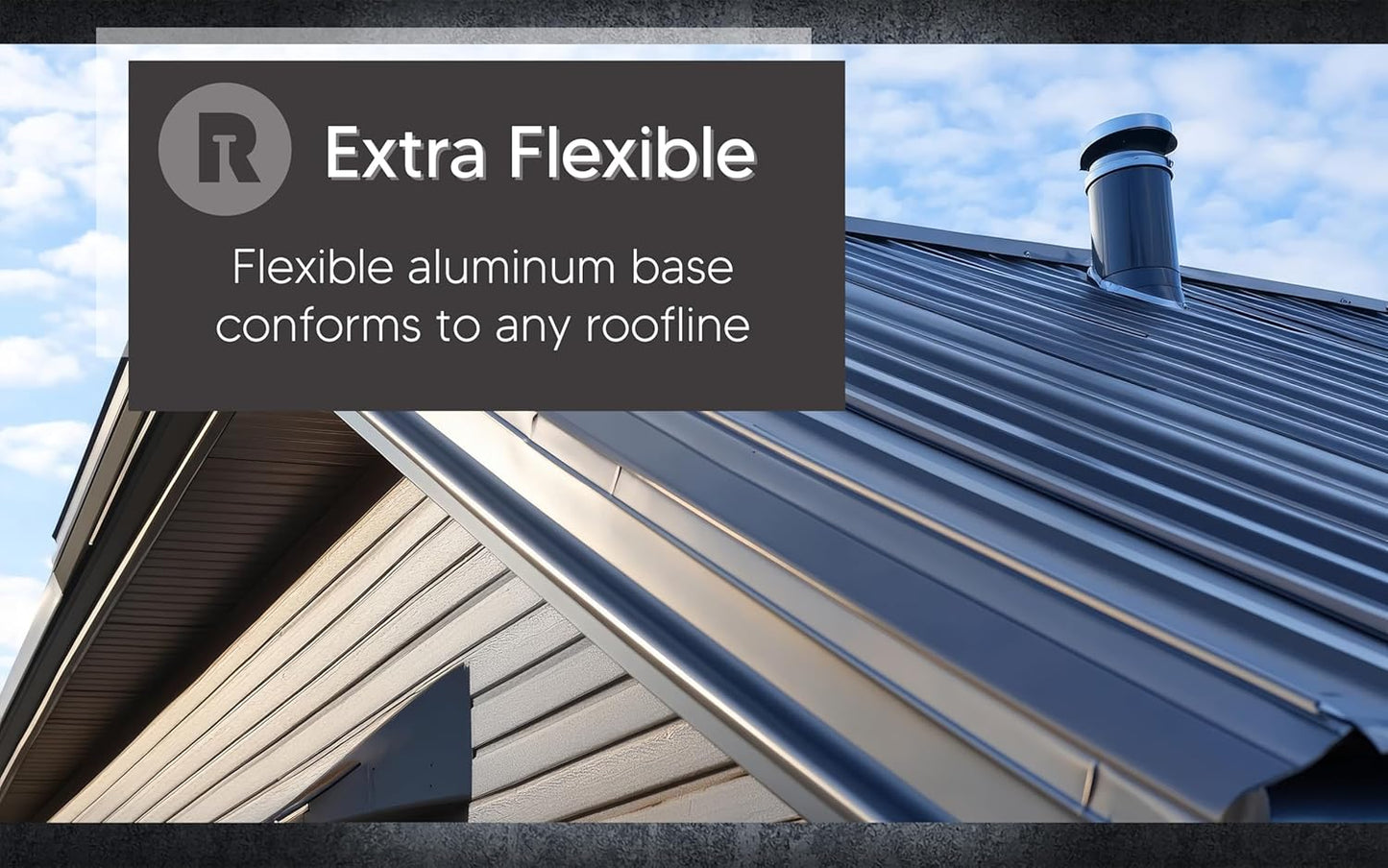 Silicone High Temperature Pipe Flashing #3 - Fits Pipes 2-1/4” to 5” OD